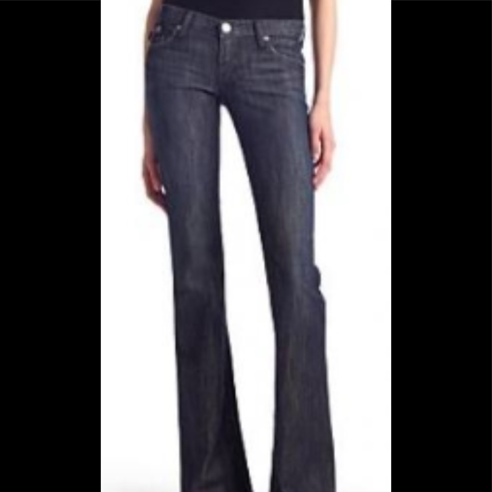 Rock & Republic Turmoil Blue Pink Jeans NWT